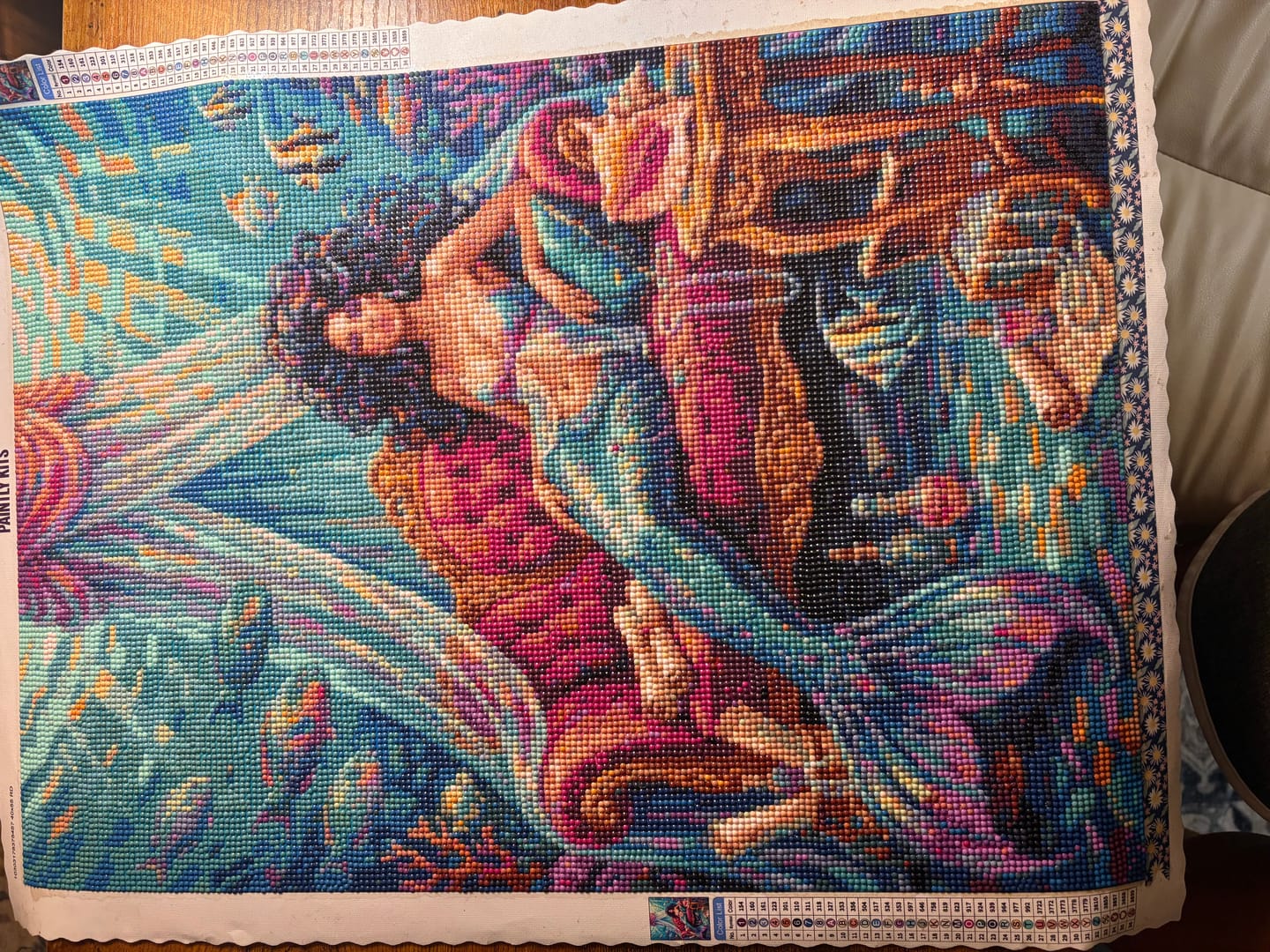 Customer photo review of Mermaid On Luxe Throne (Diamond Painting)