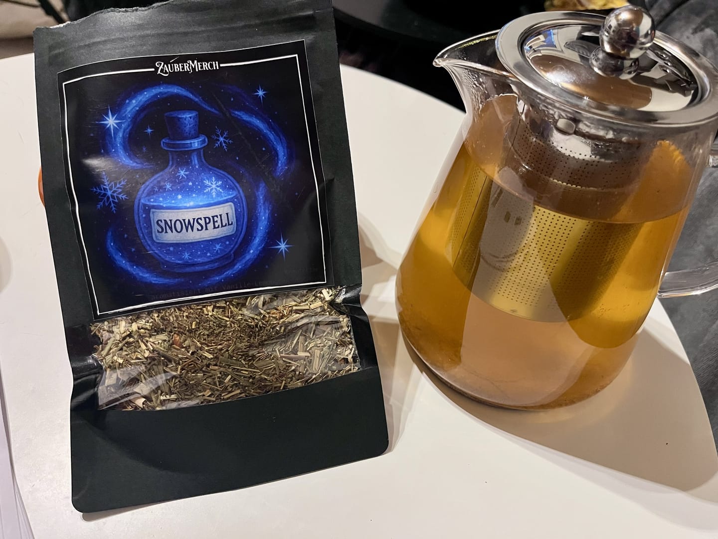 Customer photo review of Snowspell – Weihnachtlicher Kräutertee mit Vanille & Lemongras | Limitierter Winter Tee