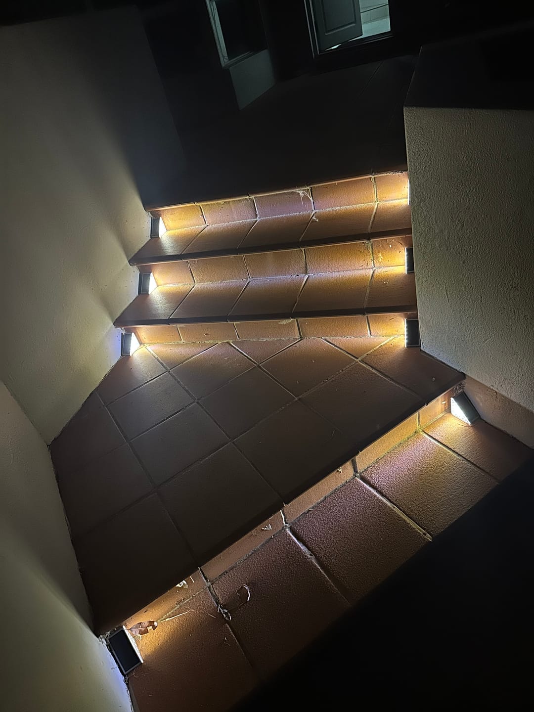 Customer photo review of GardenBrite™ Solar Step Lights Pro