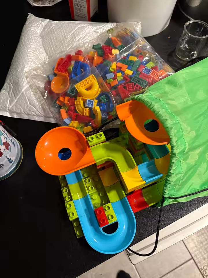 Customer photo review of City Race Run Building Blocks Set