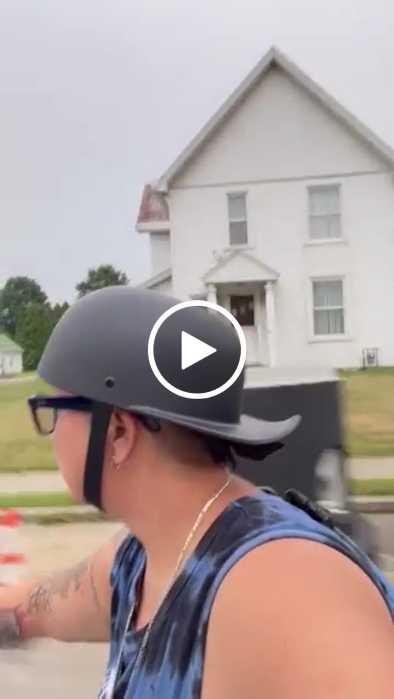 Customer video review of Premium Baseball Cap Motorcycle Helmet