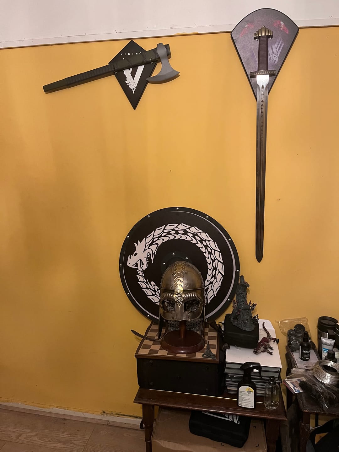 Customer photo review of Ouroboros Viking Wood Shield