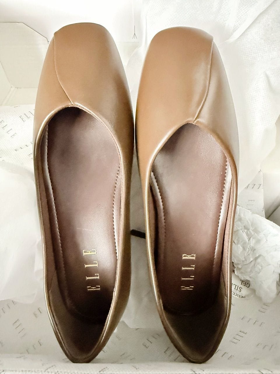 Customer photo review of Tulip Flats & Ballerinas In Coffee
