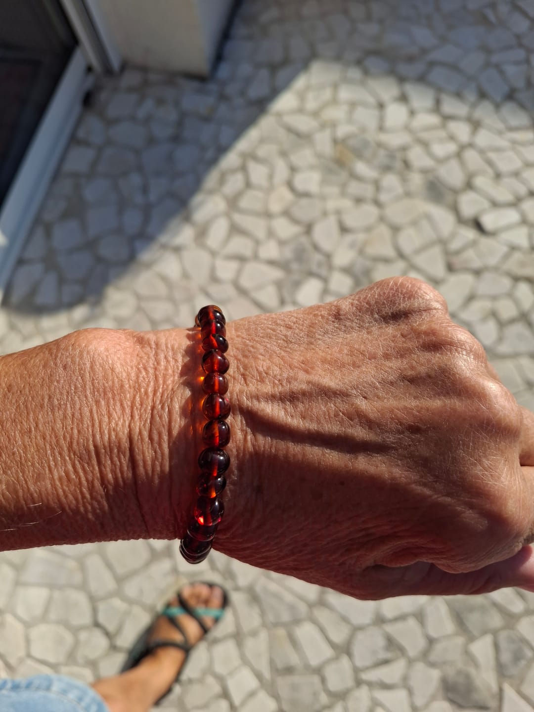 Customer photo review of Bracelet d'Ambre