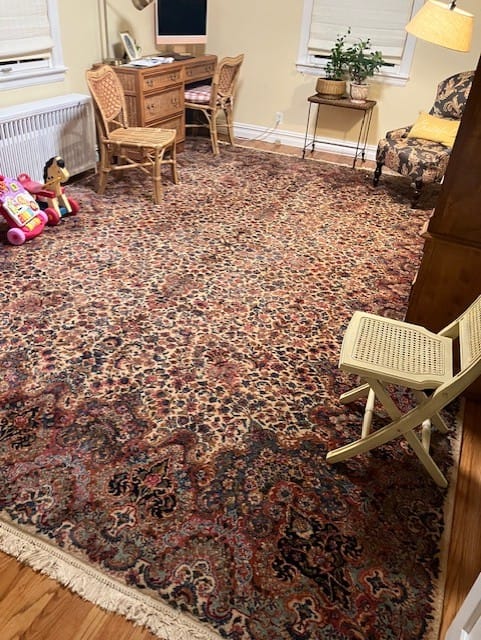 Customer photo review of Antique Karastan Rug 10x14, Floral Kirman #759, Wool