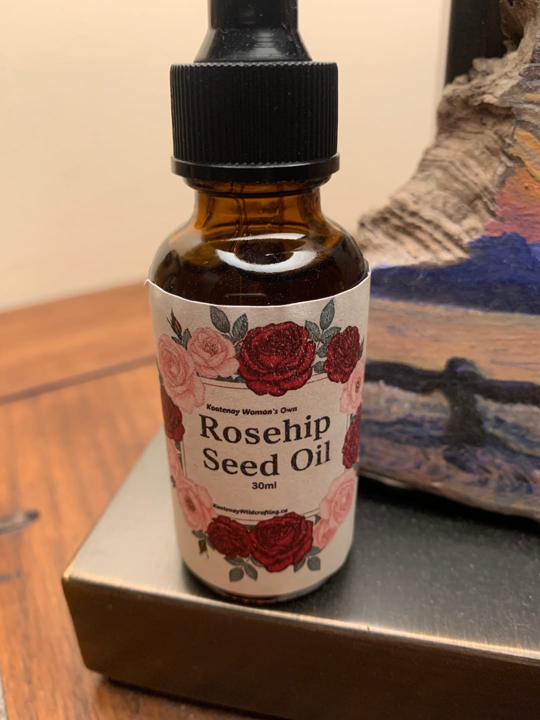 Customer photo review of Rosehip Seed Oil (30ml amber glass)
