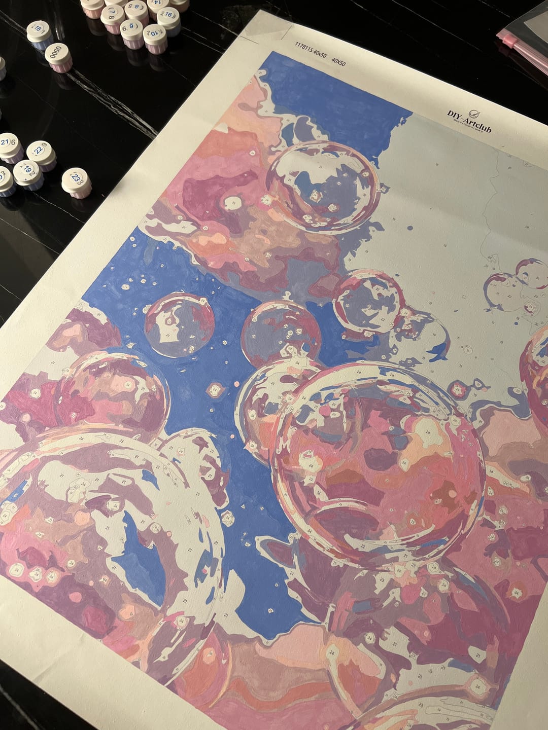 Customer photo review of Disco - Lemon | Paint by Number