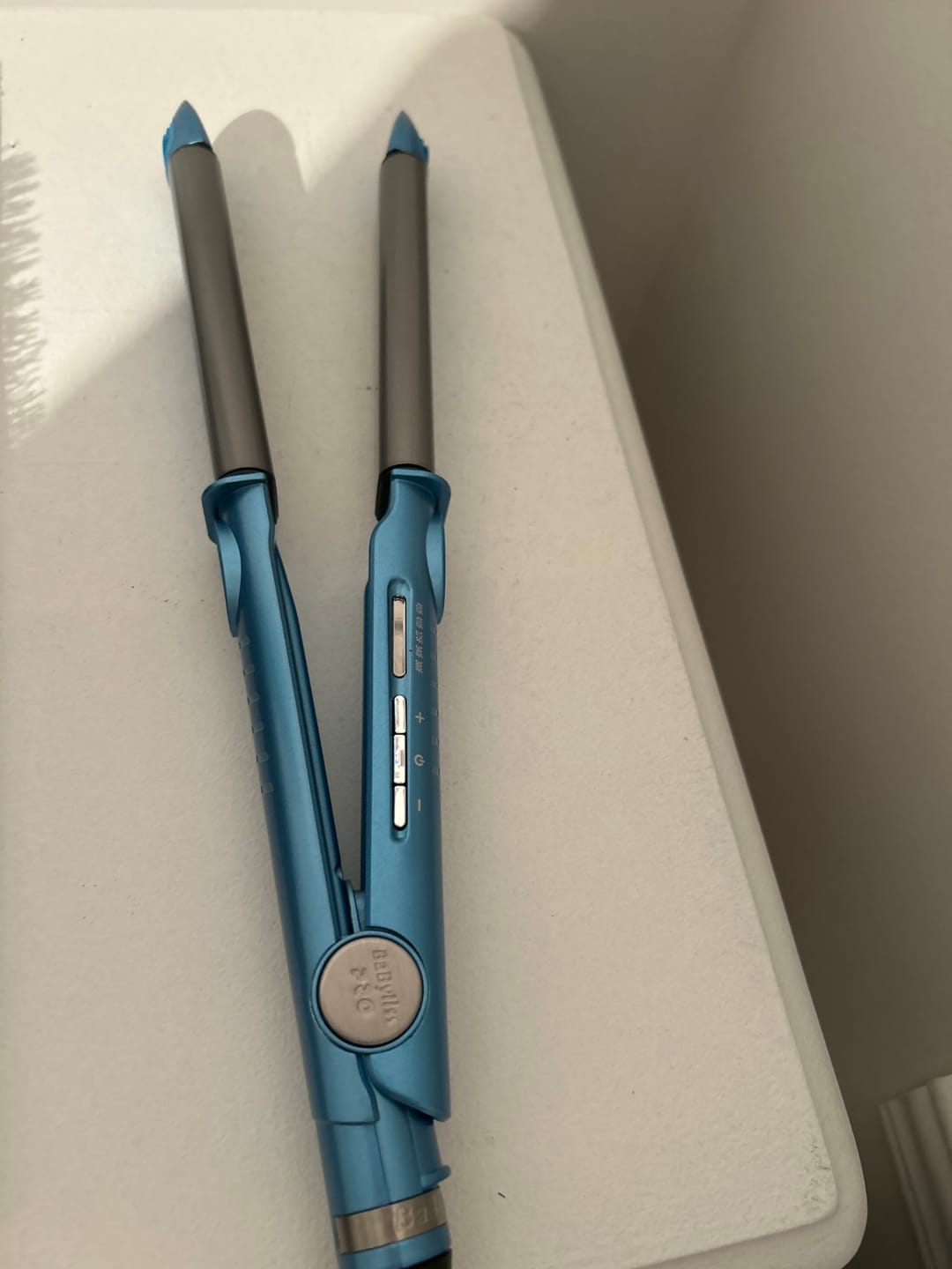Customer photo review of Fer Plat Nano Titane & Céramique Plaques Courbes - BaBylissPRO
