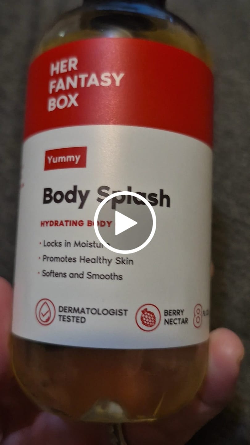 Customer video review of Body Splash - Skin Smoothing Body Oil  (Yummy)