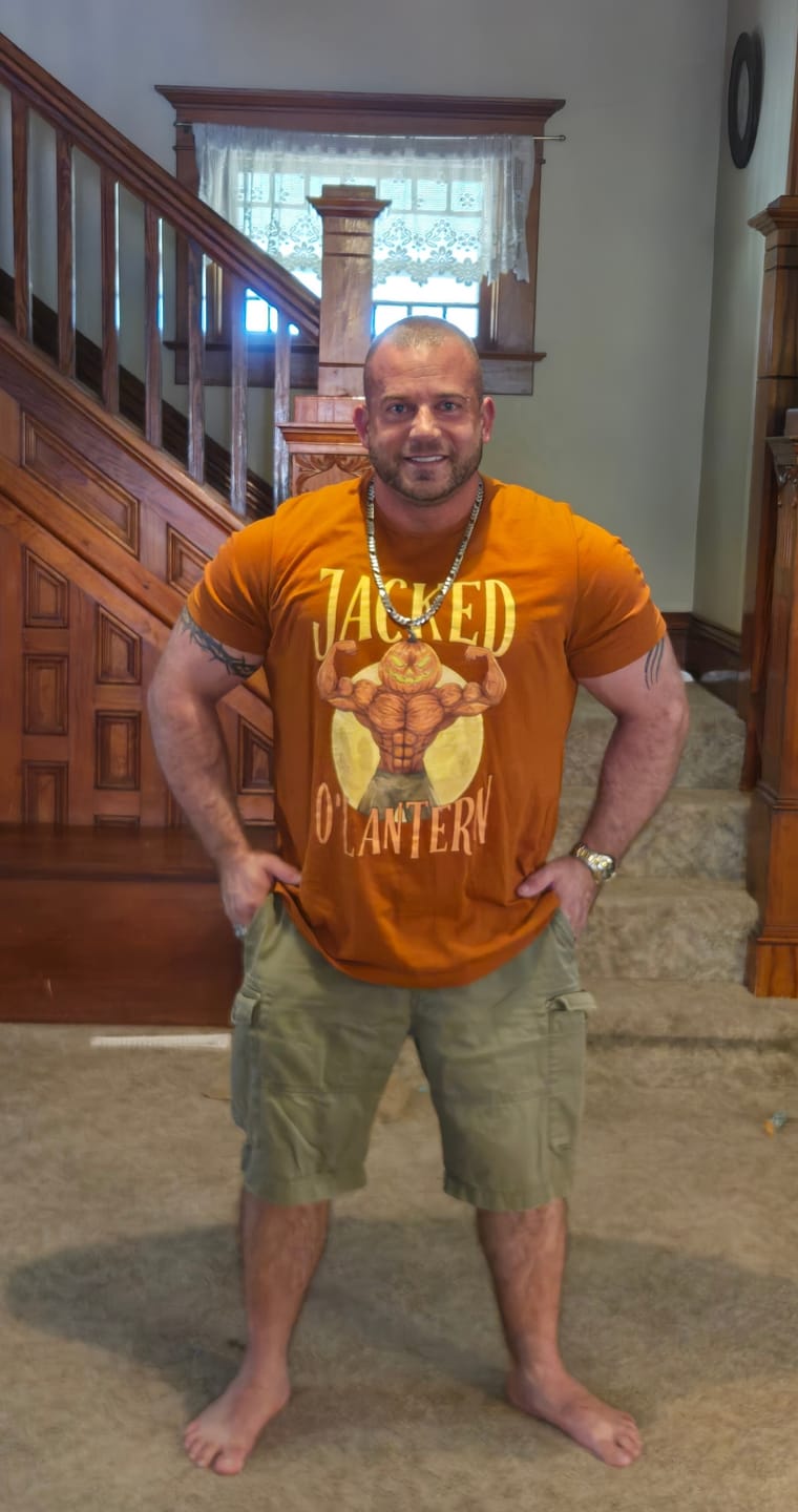 Customer photo review of Jacked O'Lantern T-Shirt