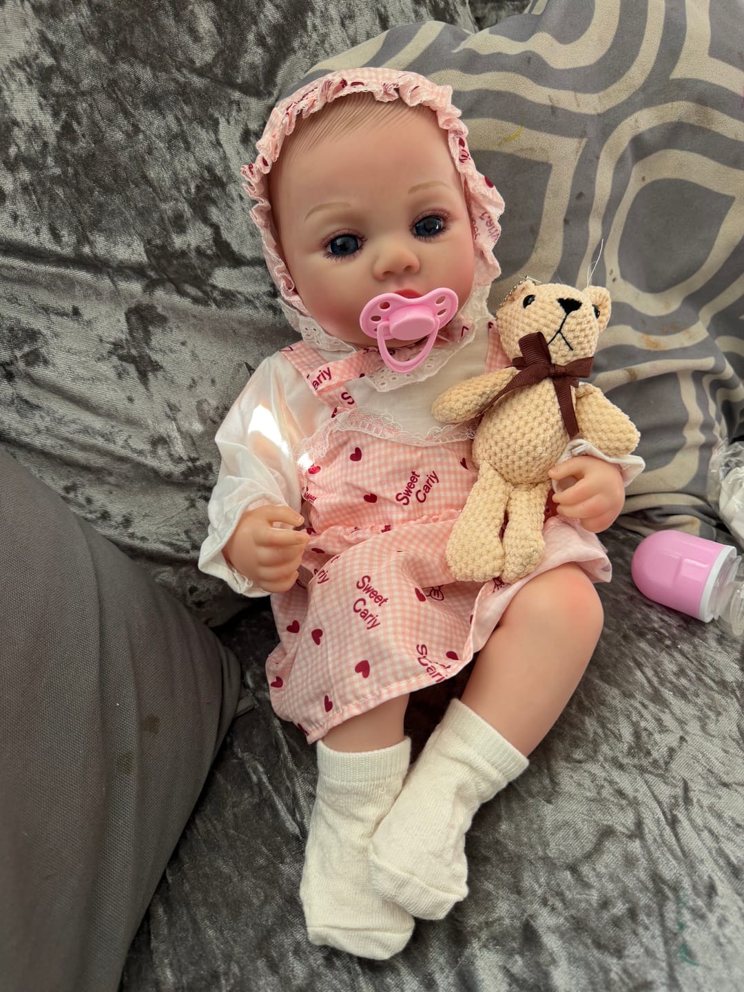 Customer photo review of Ella 20" Lifelike Reborn Baby Doll