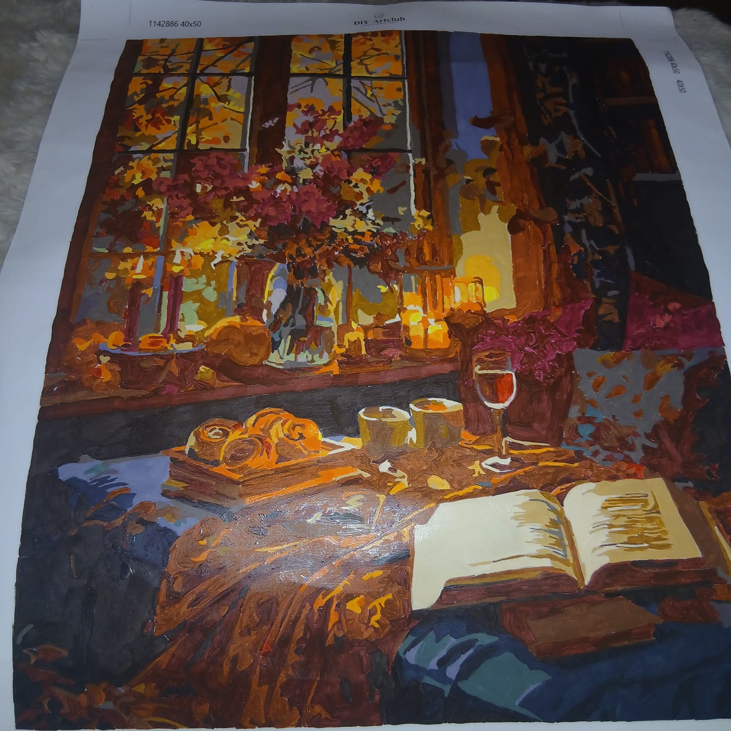 Customer photo review of Cozy evening | Paint by Number