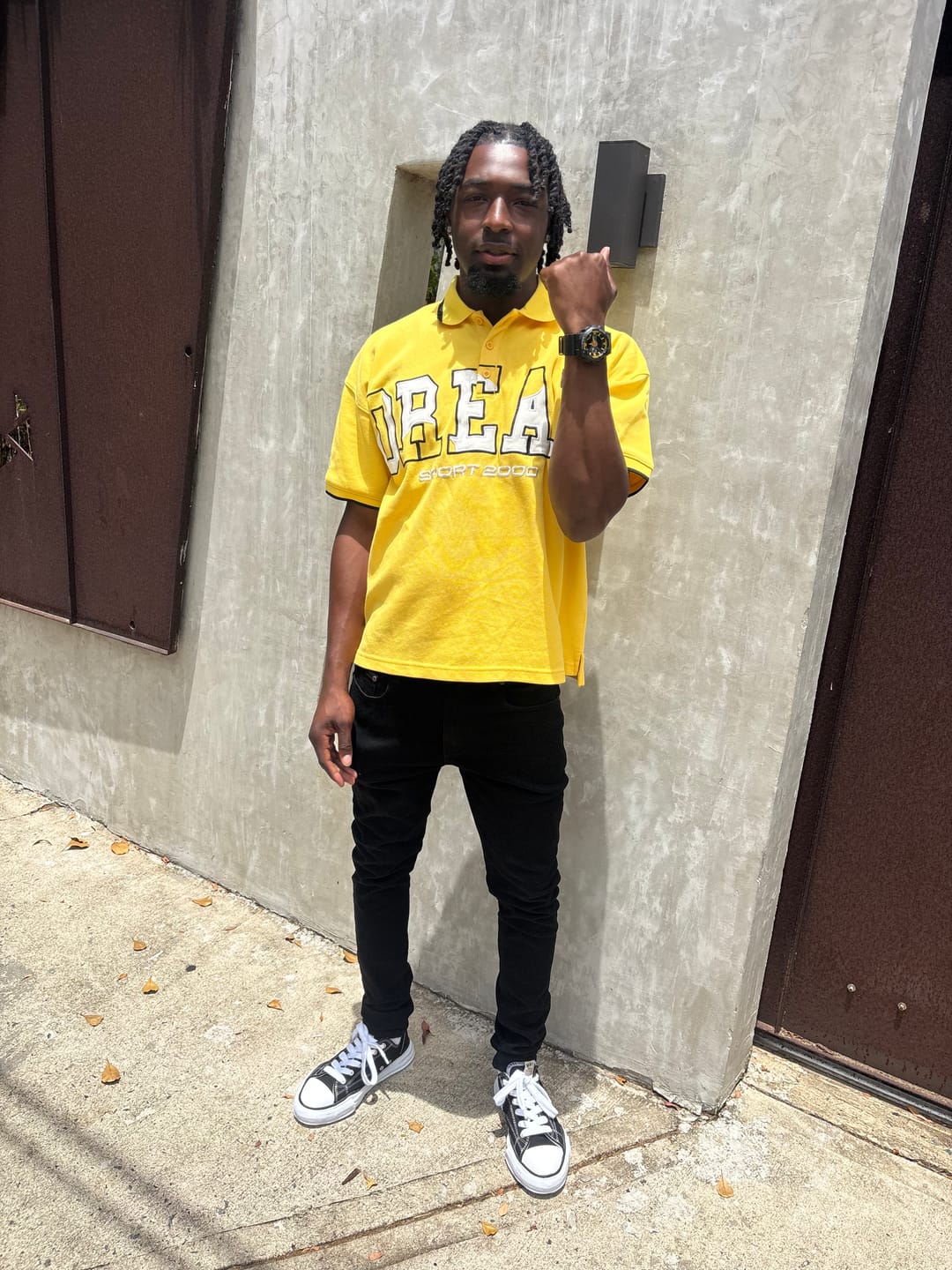 Customer photo review of Vale Forever Dreams Polo Tee Lemonade Yellow
