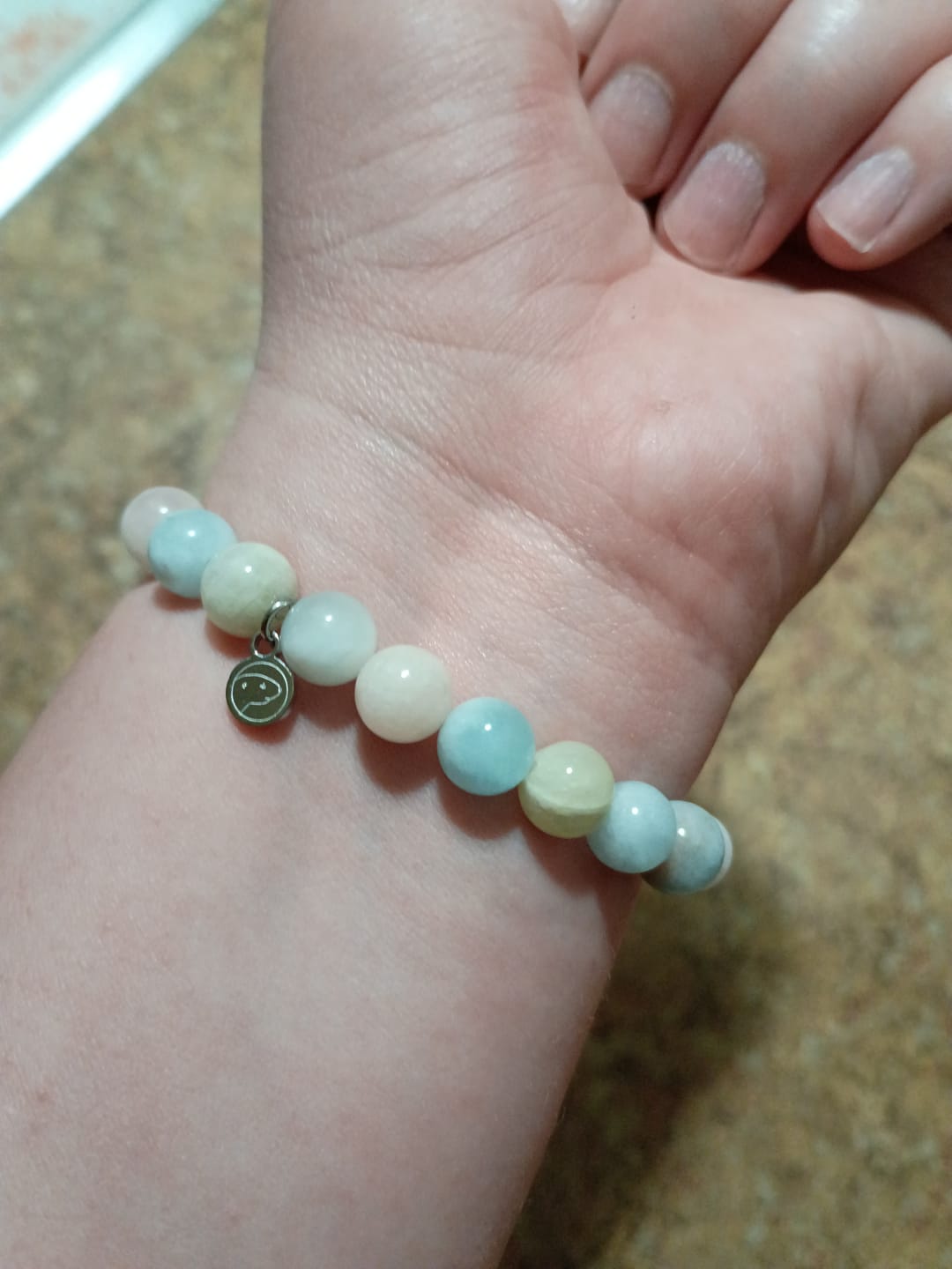 Customer photo review of Morganite Bracelet