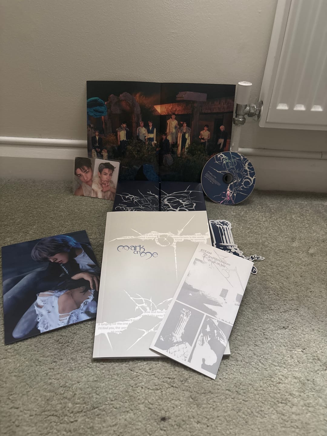 Customer photo review of [PRE-ORDER] &TEAM - 2nd Mini Album [Mark on Me] (CRAVE ME / TAME ME ver.)
