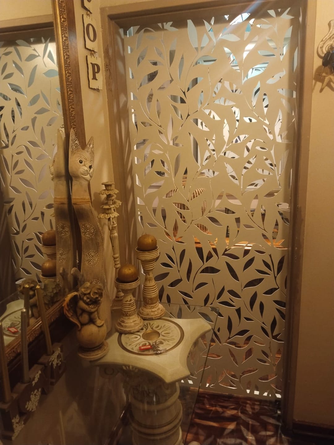 Customer photo review of CS-36 Laser Cut Steel Screen / Divider