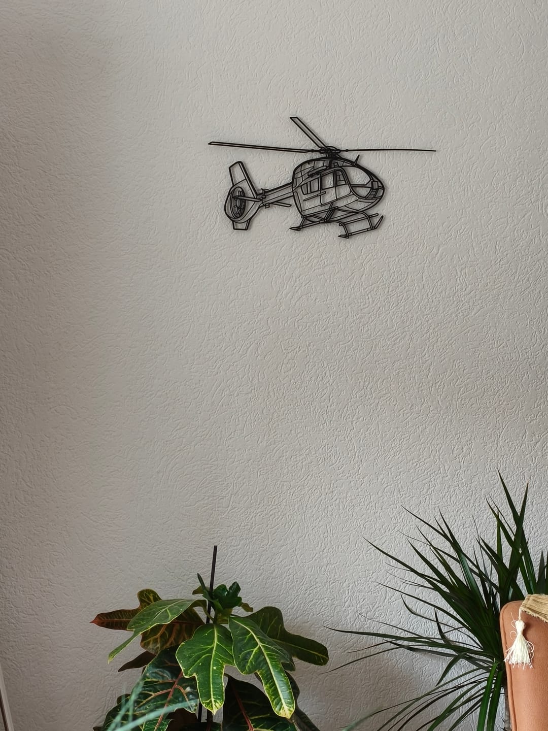Customer photo review of H145M LUH SOF Angle Silhouette Metal Wall Art