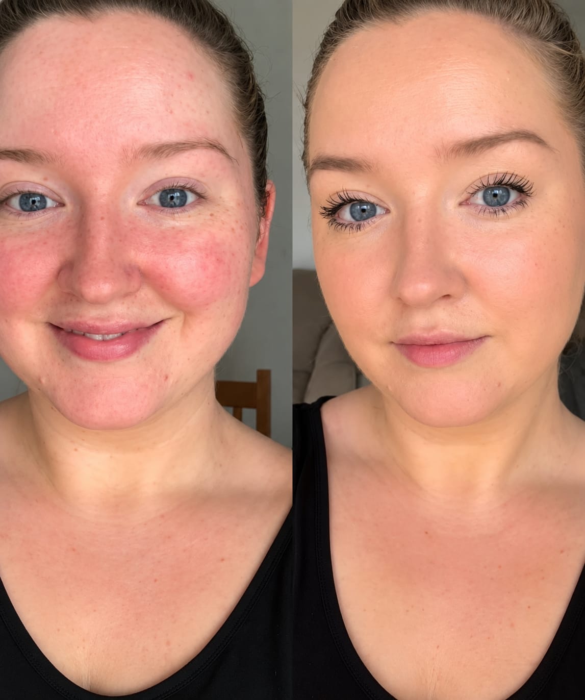 Customer photo review of NOVERA® Color-Changing Foundation Stick