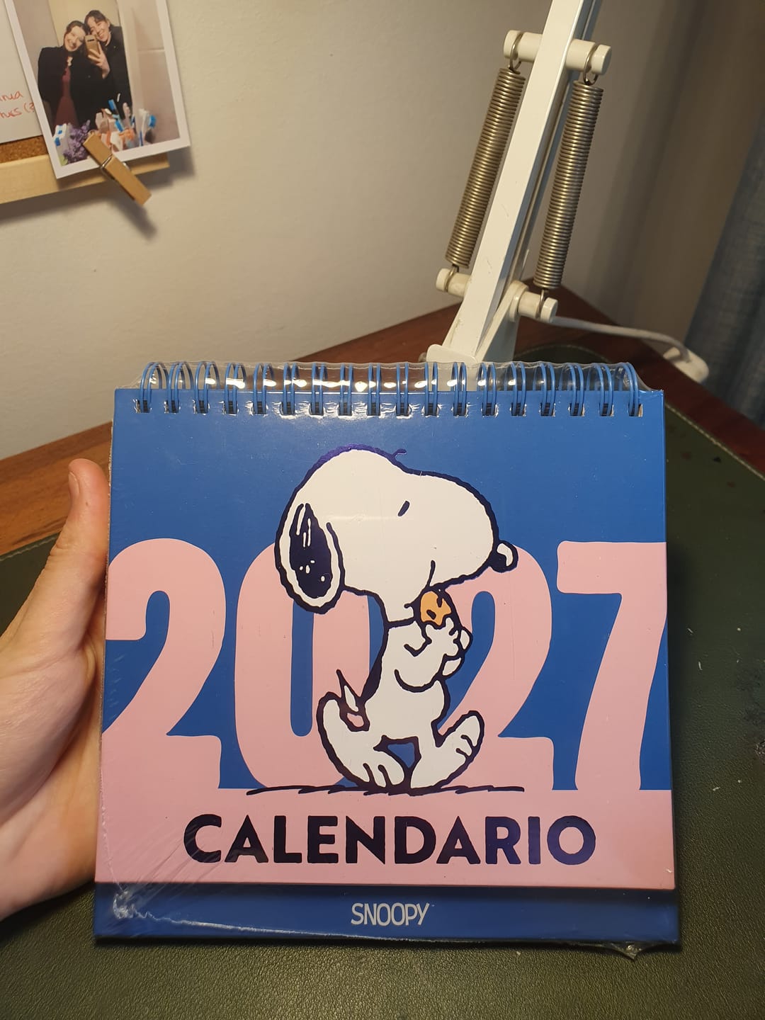 Customer photo review of Mooving - Calendario 2027 Snoopy Escritorio