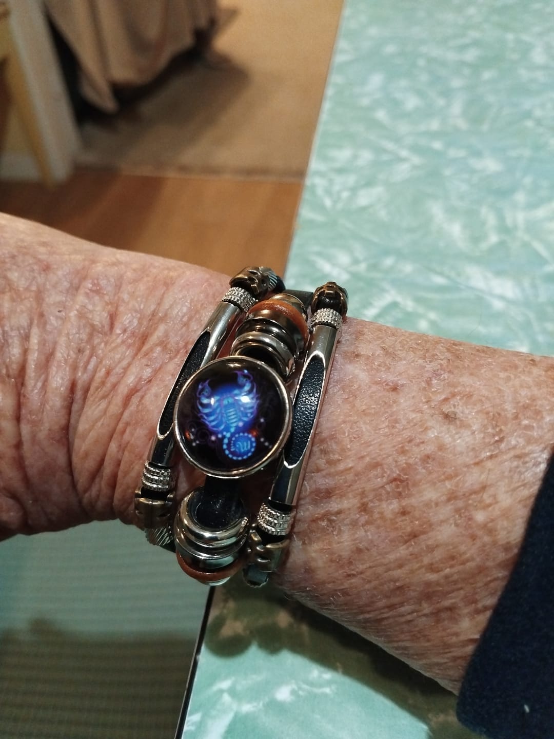 Customer photo review of Astrolumina™ zodiac glow bracelet