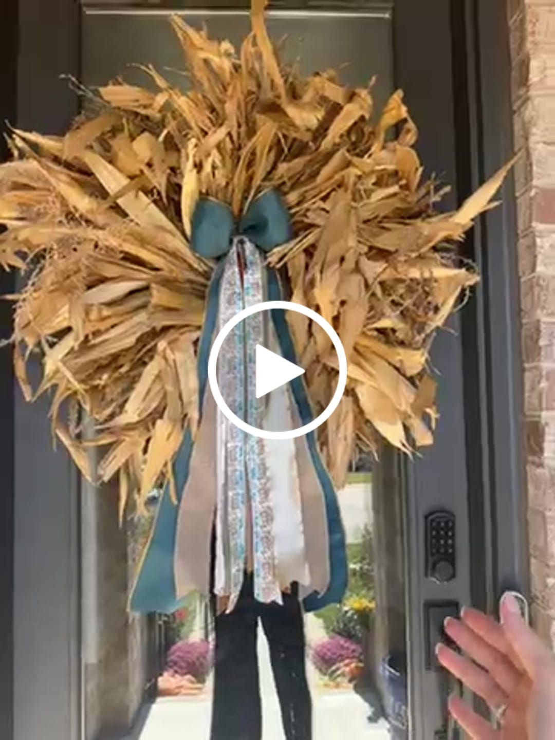 Customer video review of Copper Bloom Wreath Ribbon