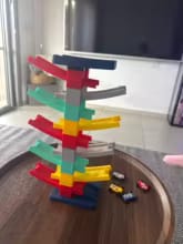 Customer photo review of Track Toys Children's Large Ejection Parking Lot Plastic Toys