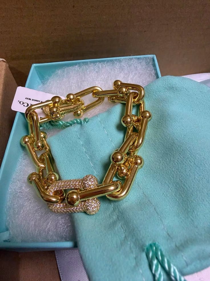 Customer photo review of HardWear Link Pavé Diamonds Bracelet