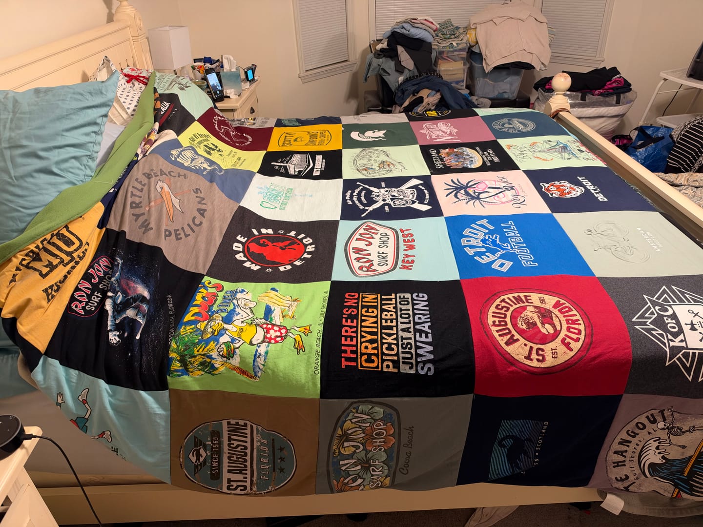 Customer photo review of Project Repat T-Shirt Quilt