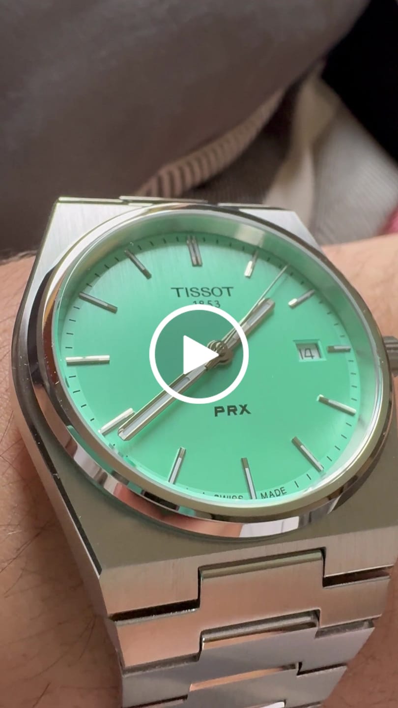 Customer video review of Reloj Tissot PRX T137.410.11.091.01 Quartz 40mm "Tiffany"