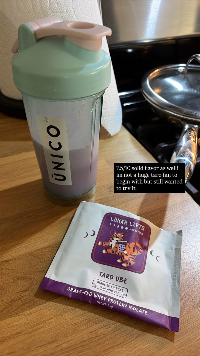 Customer photo review of Whey Sampler Packs