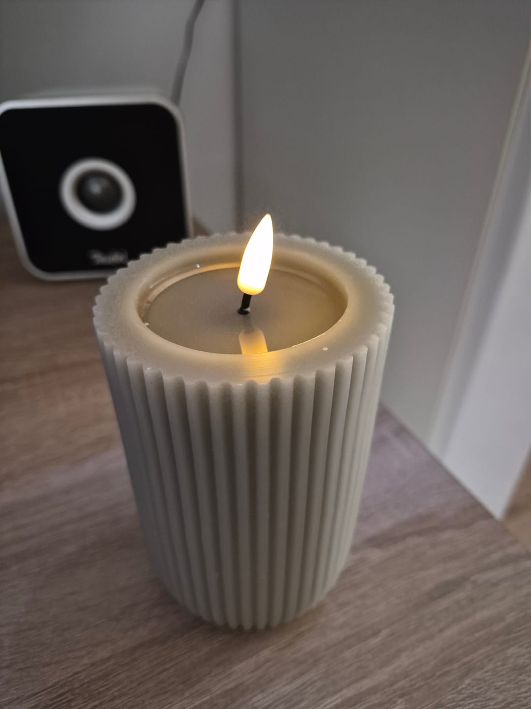 Customer photo review of Unique LED Rillelys D 8 x 10 cm Sand