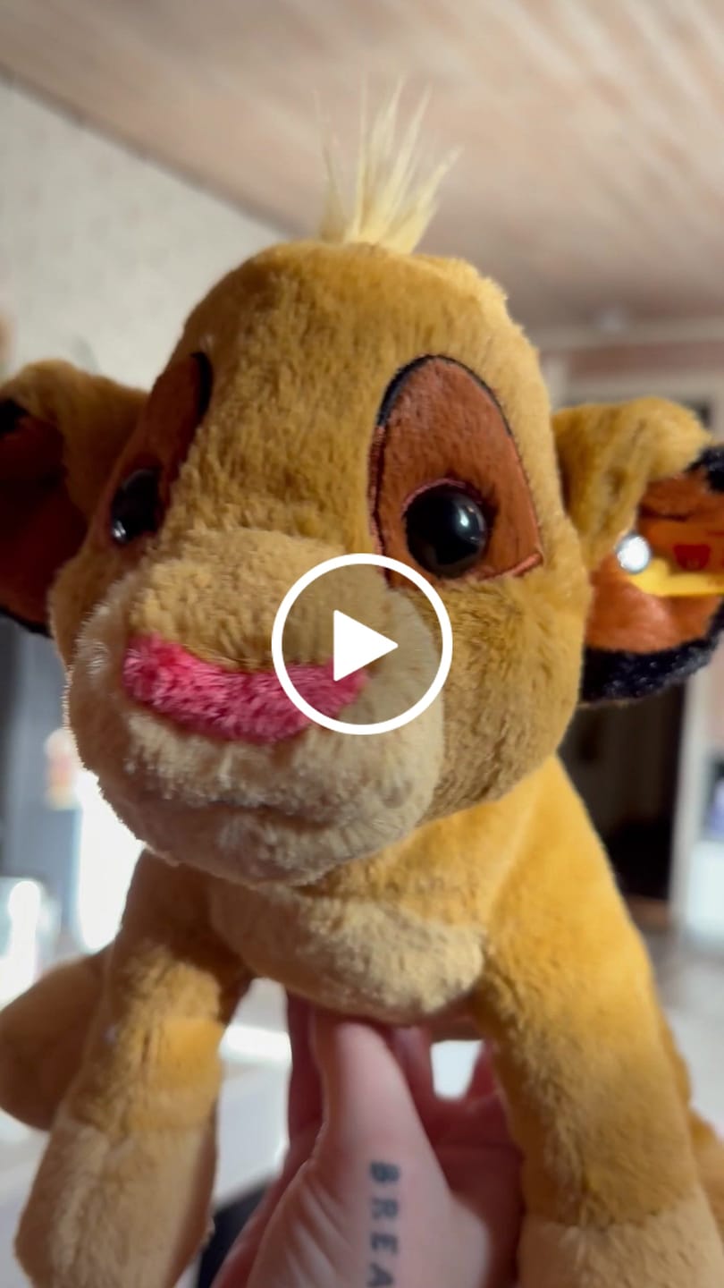 Customer video review of Simba Løve Bamse 26 cm – gyllenbrun | Steiff