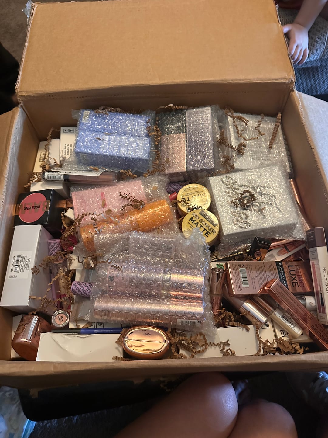 Customer photo review of Assorted Revolution Cosmetics (250 Pcs Lot)