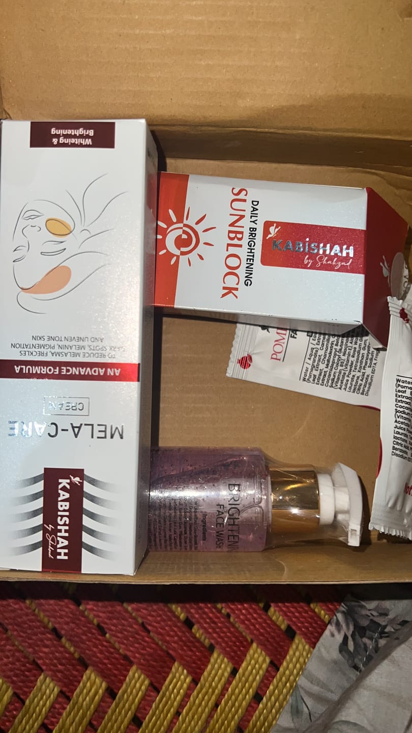 Customer photo review of Melasma Bundle - 24 Hours Protection