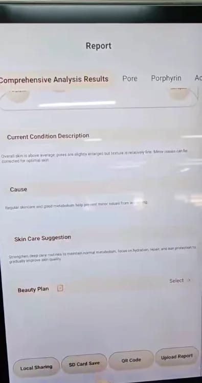 Customer photo review of DermaScope AI Skin Analysis System