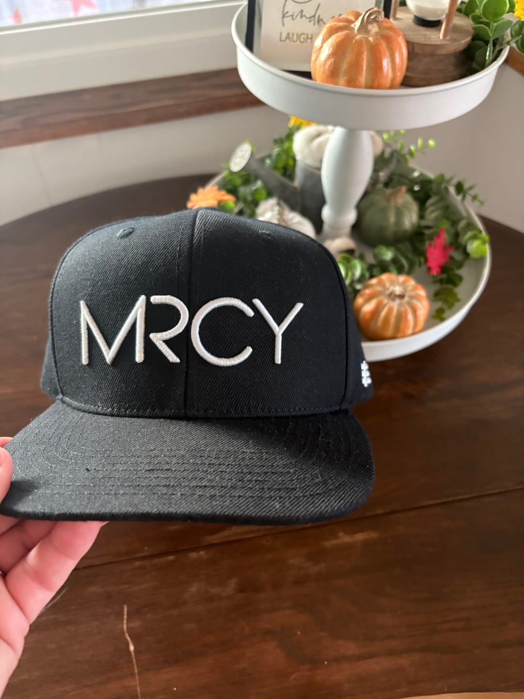 Customer photo review of MRCY - Black Snapback