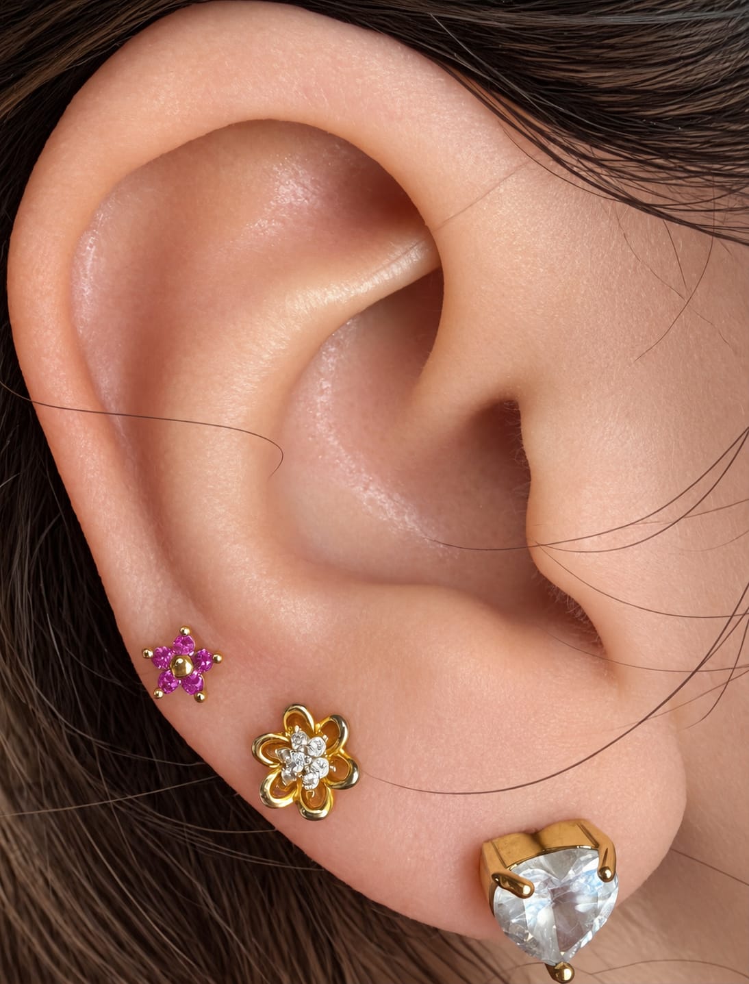 Customer photo review of Piercing Colección Rosa