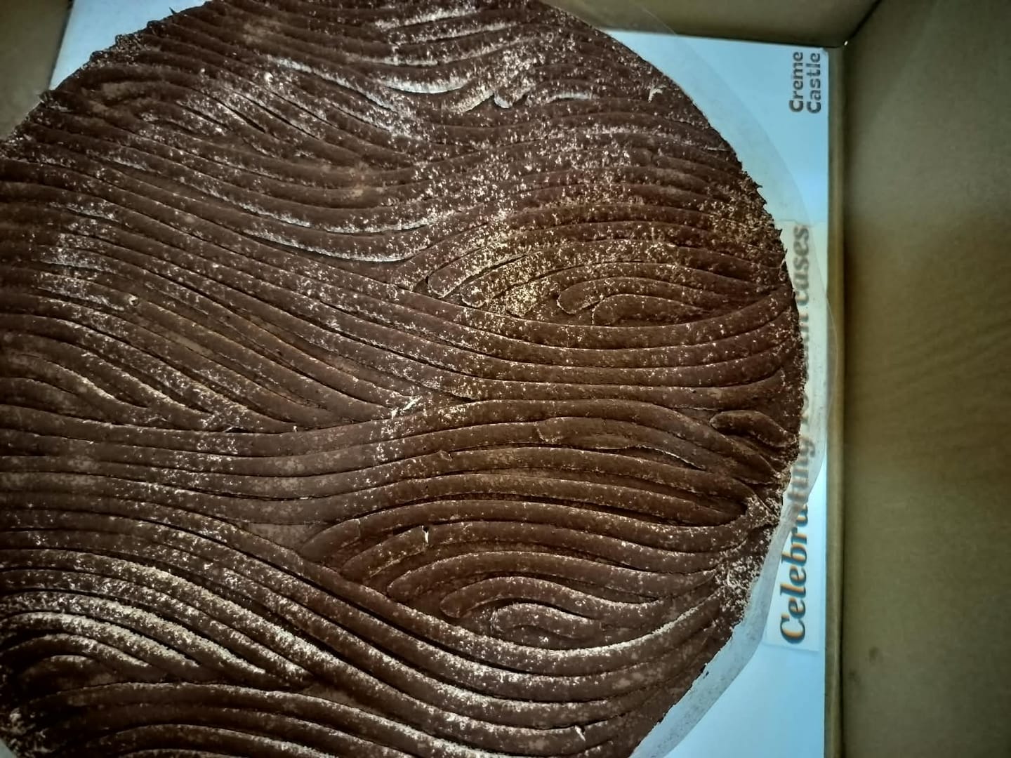 Customer photo review of Italian Tiramisu Cake