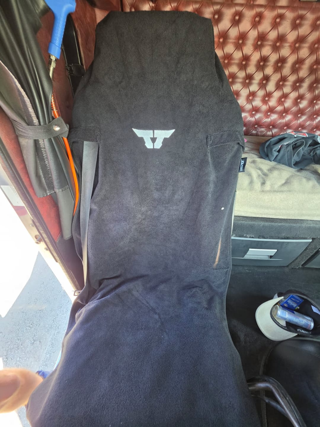 Customer photo review of Waterproof Truck Towel Seat Cover