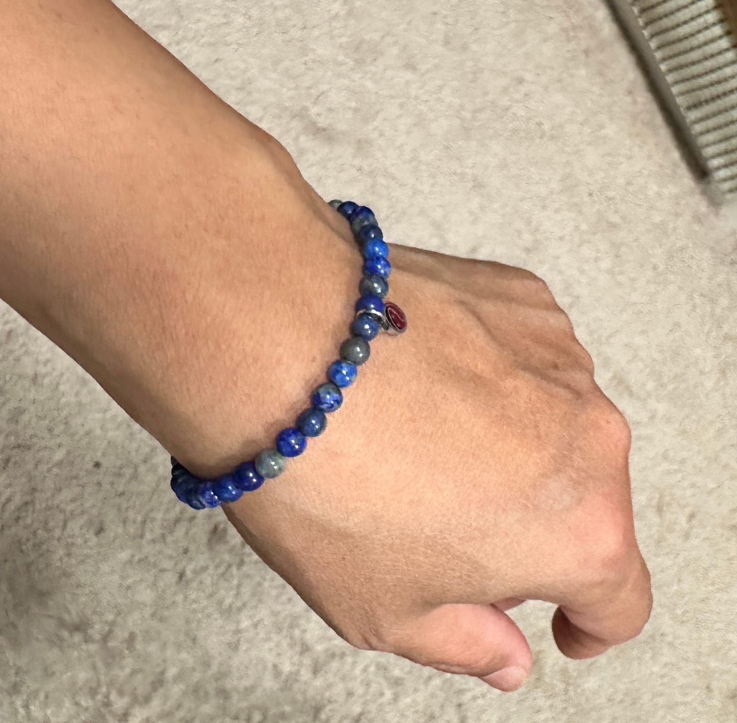 Customer photo review of Lapis Lazuli Bracelet Mini
