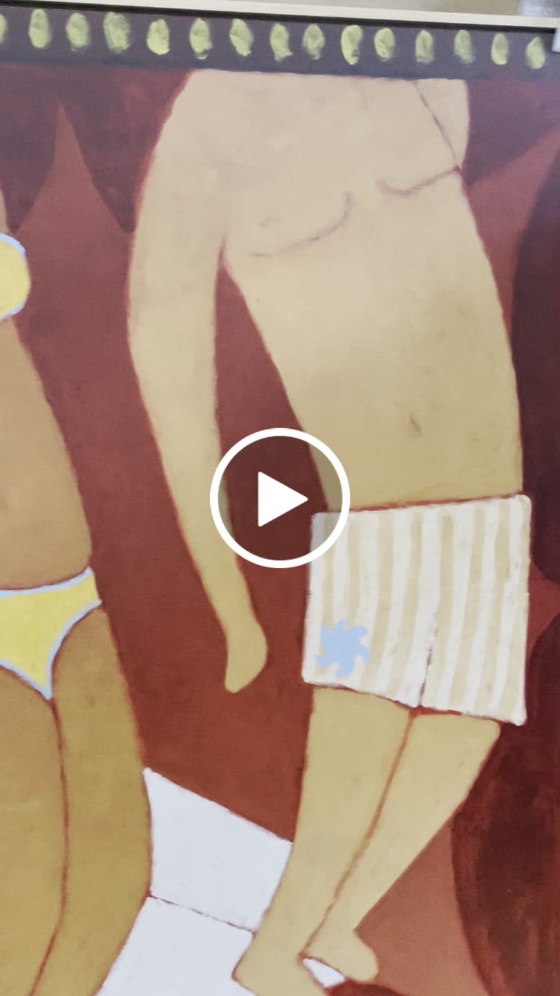 Customer video review of Noseriders by Erin Champ | Framed Canvas Art Print
