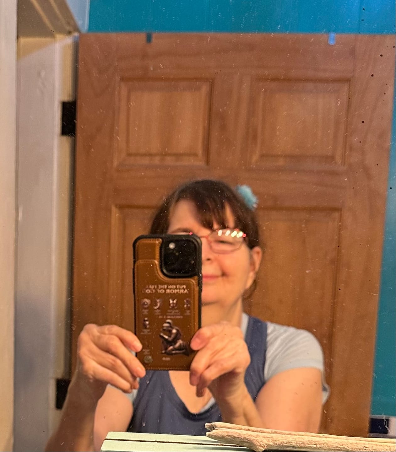 Customer photo review of Put On The Full Amor Of God - Personalized Christian Wallet Phone Case