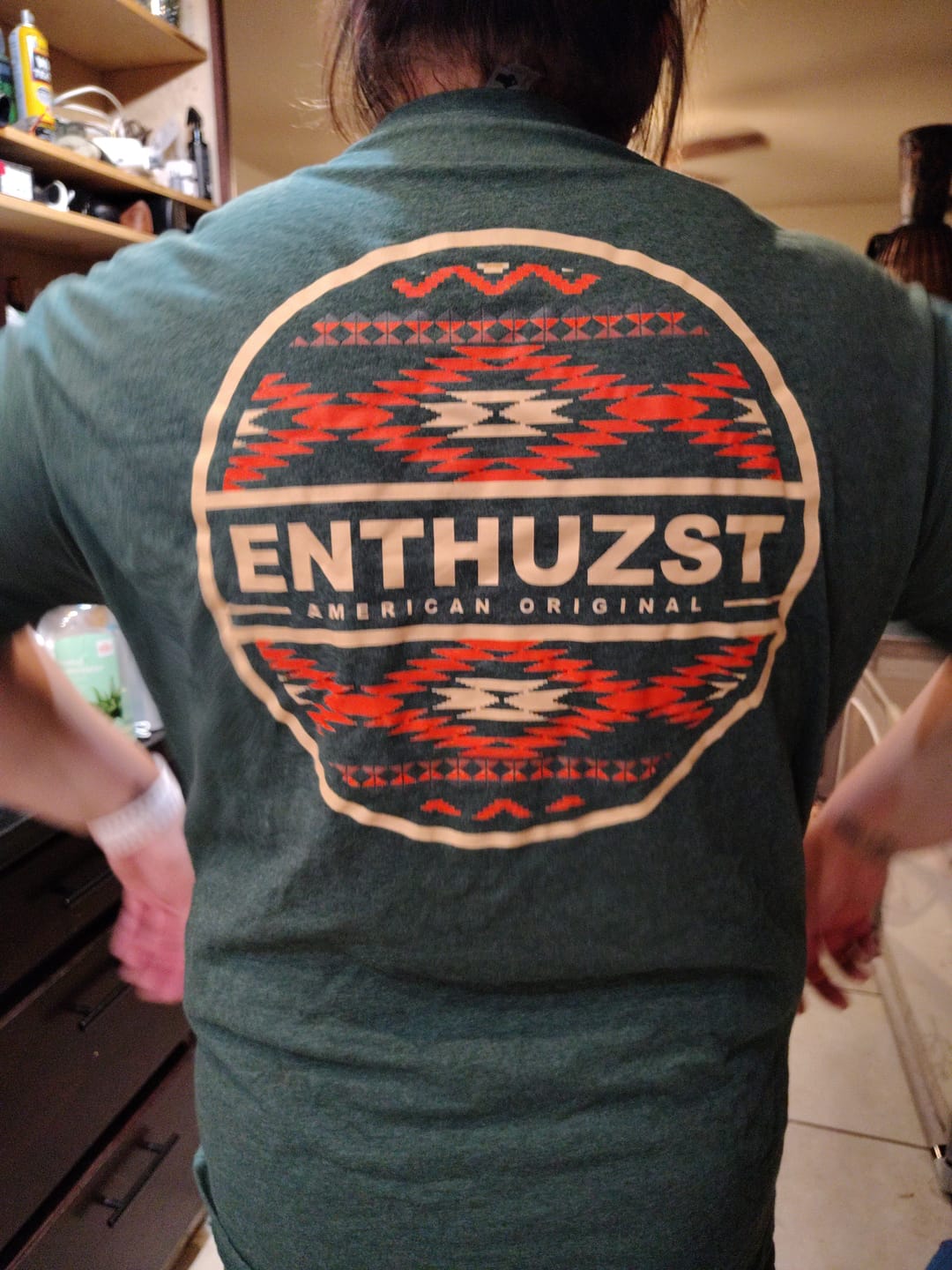 Customer photo review of PATTERN TEE