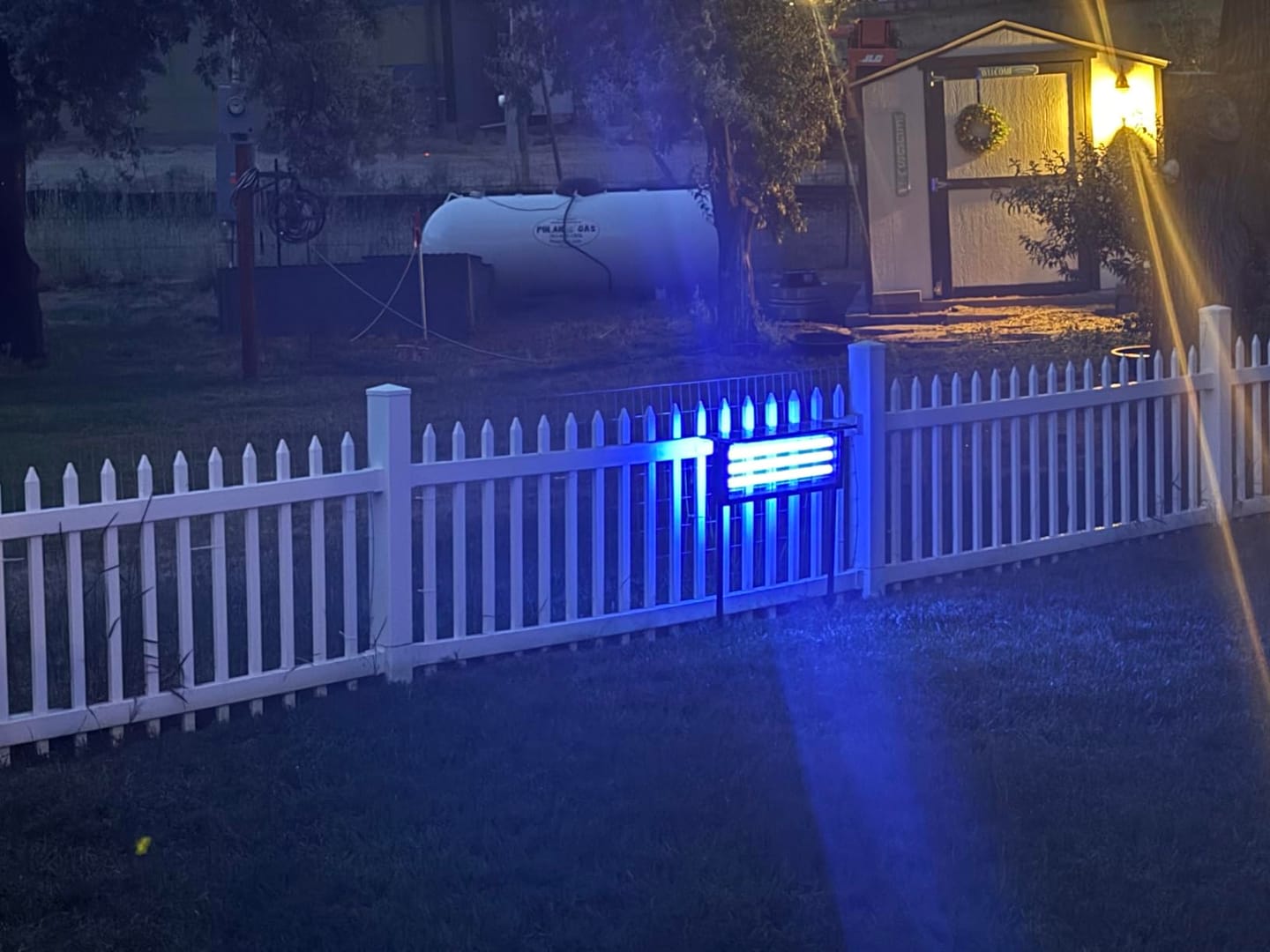 Customer photo review of GroundGuard Sentinel — Solar Bug Zapper