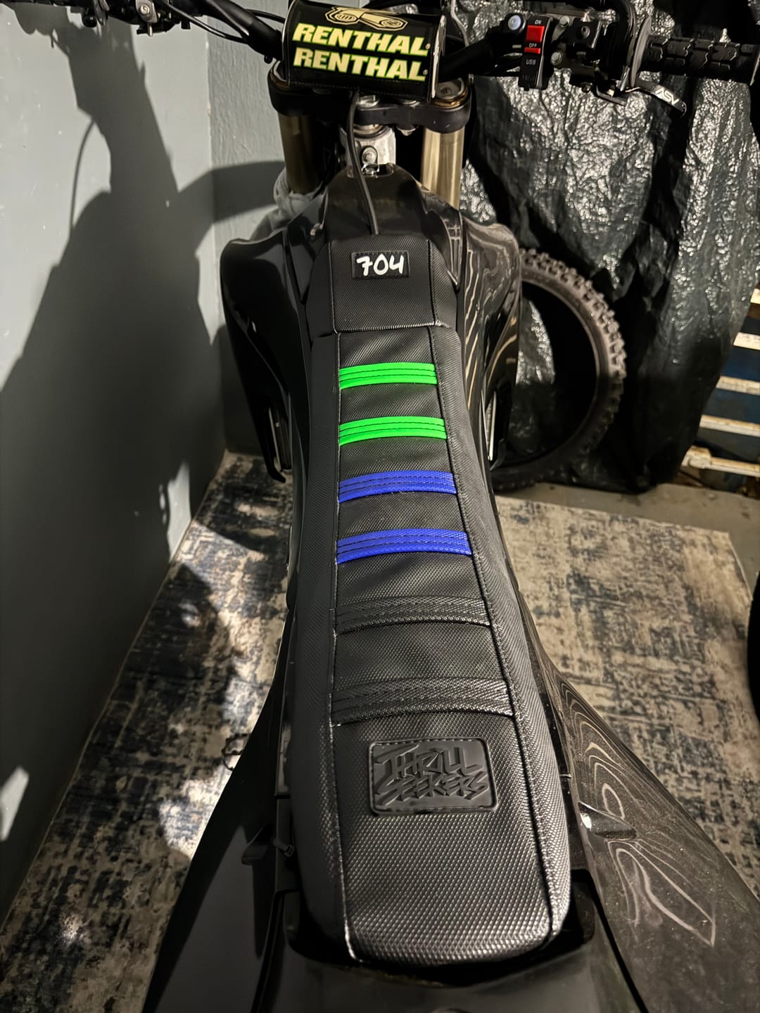 Customer photo review of Custom Seat Cover: 2021 Yamaha YZ450F