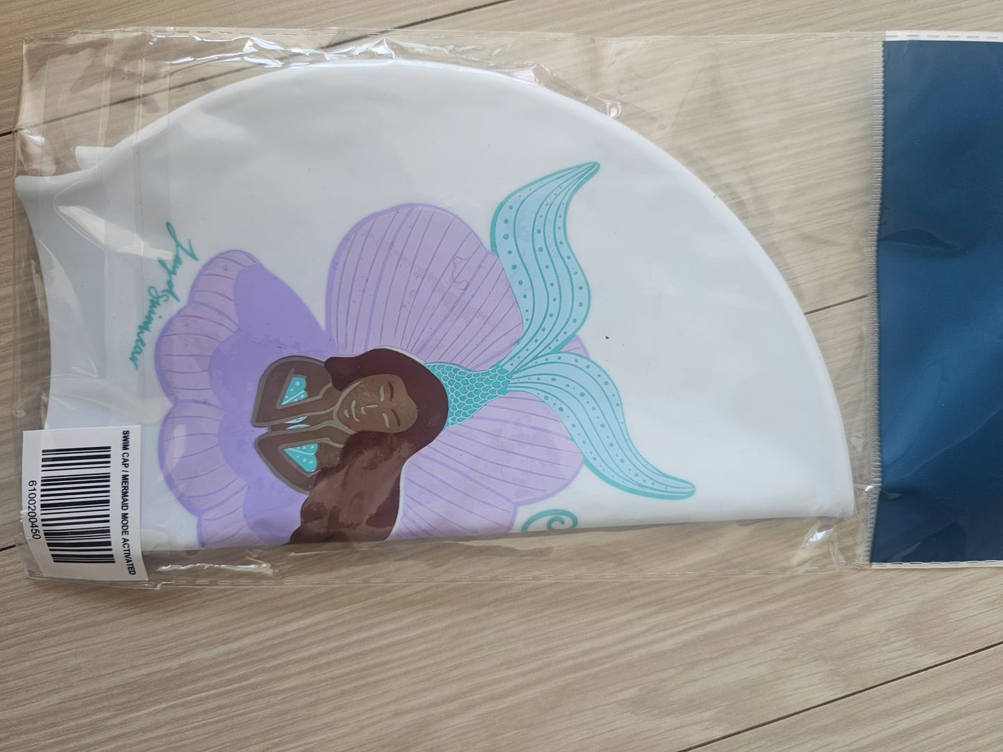 Customer photo review of JAYD Swim Cap - Salty Days in JAYD