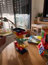 Customer photo review of Track Toys Children's Large Ejection Parking Lot Plastic Toys