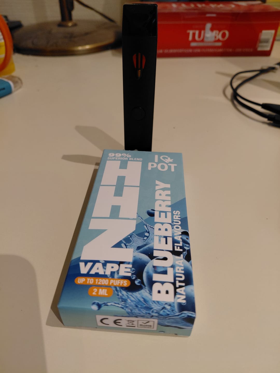 Customer photo review of HHZ Vape Pen 95% - Blueberry 2ml