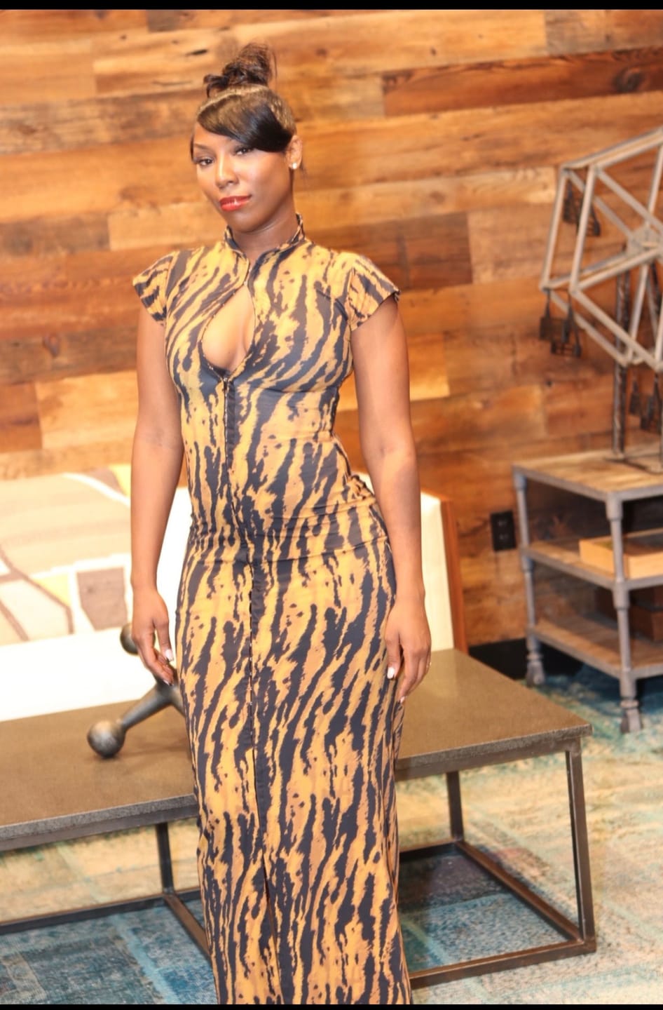 Customer photo review of Adrianna Dress