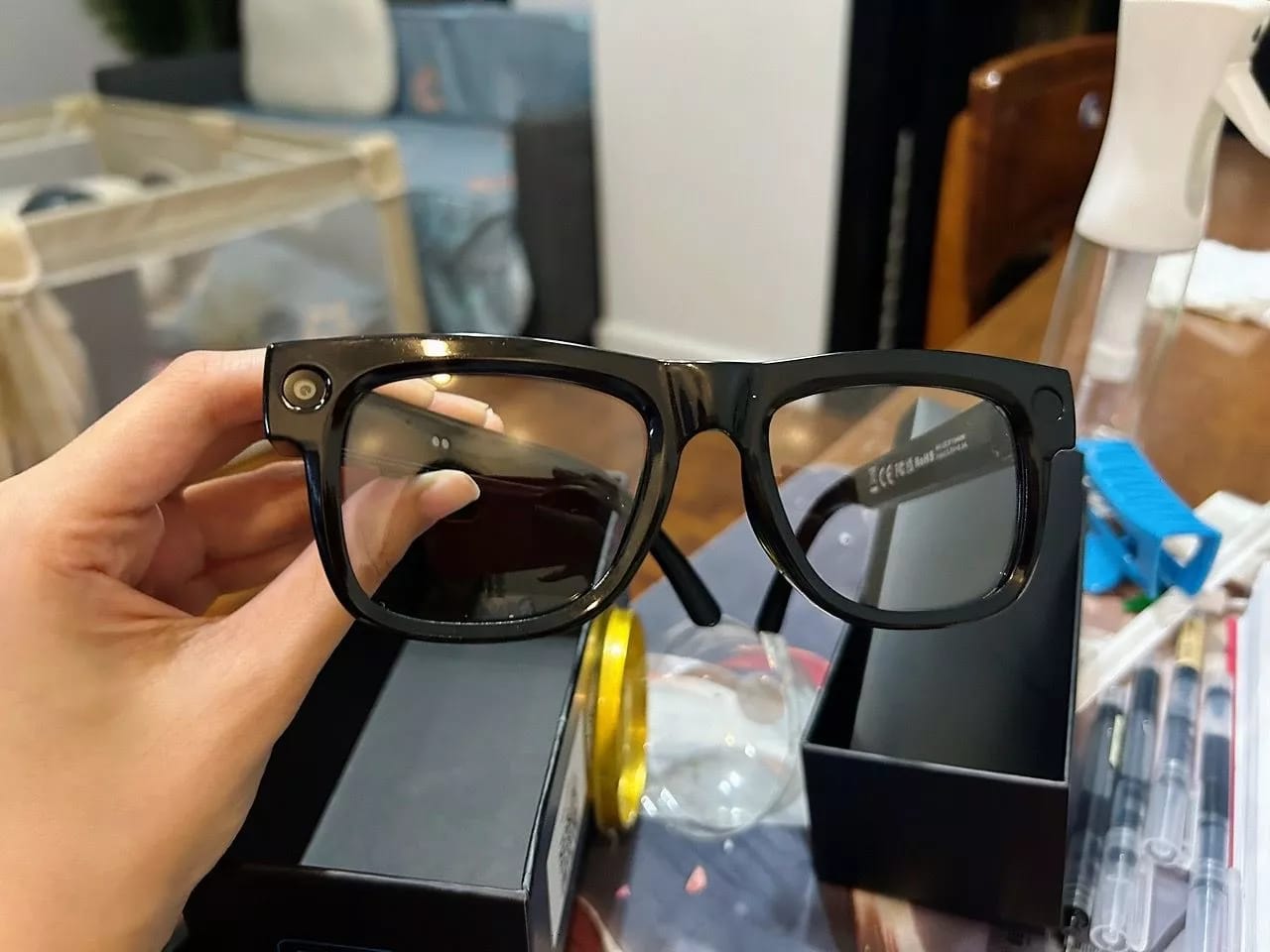 Customer photo review of AI Smart Sunglasses Camera with photochromic